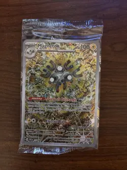 Pokemon TCG Magneton 159 Center ETB Promo Stamped Surging Sparks SEALED - Image 1