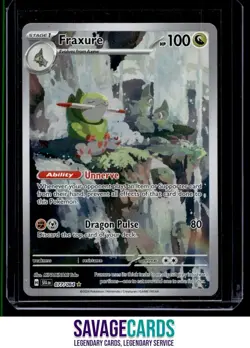 2024 Pokemon Scarlet & Violet Shrouded Fable Fraxure #77/064 - Image 1