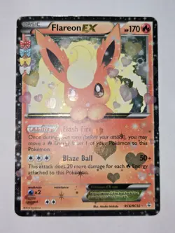 Pokemon TCG Flareon ex Generations RC6/RC32 Radiant Holo Rare MP - Image 2