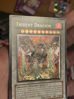 Yugioh Ultimate Rare Trident Dragion (UTR) RGBT-EN043 Raging Battle VLP - Image 3