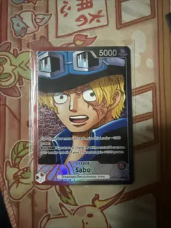 One Piece TCG OP13-004 Sabo Alt Art Leader AA Card Game CCG English - Image 1
