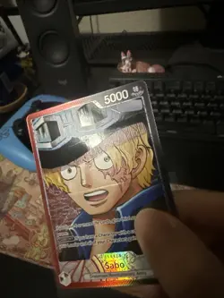 One Piece TCG OP13-004 Sabo Alt Art Leader AA Card Game CCG English - Image 3