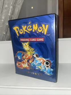 Pokemon Original Trading Card Album Folder 1999 WOTC Charizard Pikachu blastoise - Image 1