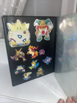 Pokemon Original Trading Card Album Folder 1999 WOTC Charizard Pikachu blastoise - Image 5