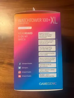 GameGenic Card Storage Watchtower 100+ Convertible Deck Holder XL - Grey/ New - Image 2