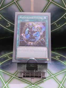 RA01-EN058 Magicalized Fusion Platinum Secret Rare 1st Edition YuGiOh Card - Image 1