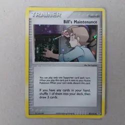 Bill's Maintenance 87/112 Holo Uncommon Pokemon Card EX FireRed & LeafGreen - Image 1