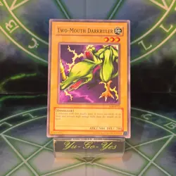 LOB-E024 Two-Mouth Darkruler YuGiOh Card - Image 1