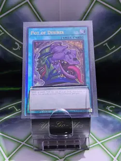 RA01-EN056 Pot of Desires Ultimate Rare 1st Edition YuGiOh Card - Image 1