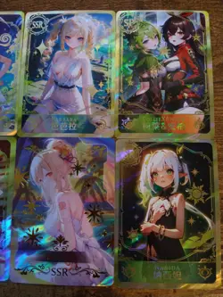 Genshin Impact Waifu 8 Card Lot - Beautiful Goddess Story Cards Collie Amber - Image 2