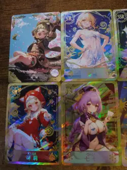 Genshin Impact Waifu 8 Card Lot - Beautiful Goddess Story Cards Collie Amber - Image 3