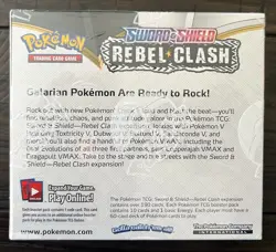 Pokemon Rebel Clash Booster Box Sword and Shield Trading Card Game - Image 2