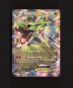 Rayquaza EX XY73 Black Star Promo Holo Pokemon Card LP - Image 1