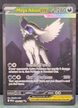 Mega Absol ex Special Illustration Rare 180/132 Mega Evolution Pokemon Card NM - Image 1