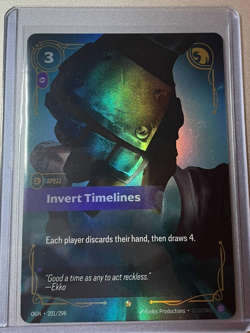 Riftbound Invert Timelines Spell English card 201/298 - Image 1