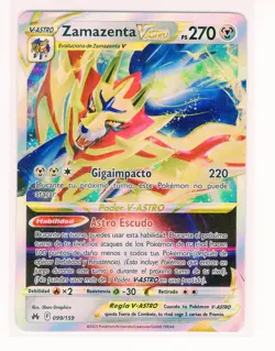 ~ESP~ SPANISH Zamazenta VStar 099 Crown Zenith Pokemon Card (Z1) - Image 1