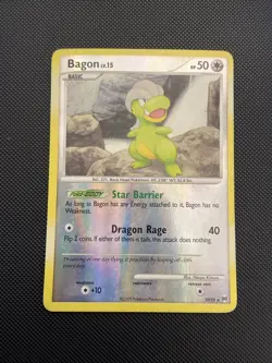2009 Pokemon BAGON Arceus Shiny REVERSE HOLO Foil Shining SECRET RARE Card #SH10 - Image 1