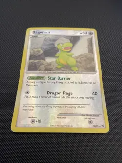2009 Pokemon BAGON Arceus Shiny REVERSE HOLO Foil Shining SECRET RARE Card #SH10 - Image 2