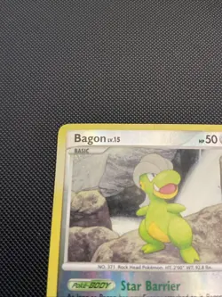 2009 Pokemon BAGON Arceus Shiny REVERSE HOLO Foil Shining SECRET RARE Card #SH10 - Image 3