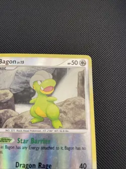 2009 Pokemon BAGON Arceus Shiny REVERSE HOLO Foil Shining SECRET RARE Card #SH10 - Image 4
