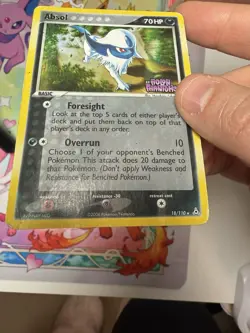 Pokemon Card - Absol Holon Phantoms Stamped 18/110 Reverse Holo DAMAGED CREASES - Image 4