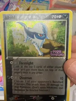 Pokemon Card - Absol Holon Phantoms Stamped 18/110 Reverse Holo DAMAGED CREASES - Image 5