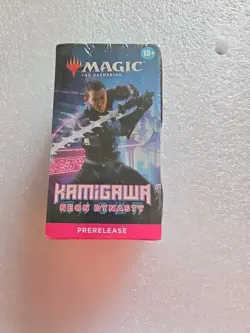 Wizards of the Coast Magic: The Gathering Kamigawa Neon Dynasty Prerelease Kit - Image 1