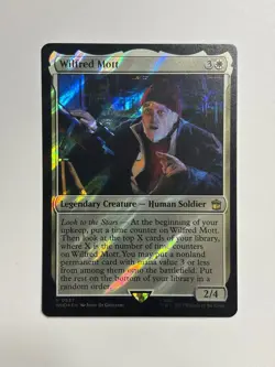 Wilfred Mott Universes Beyond: Doctor Who Art Surge Foil Magic the Gathering MTG - Image 1