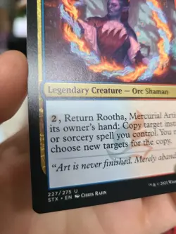 MTG Strixhaven U Rootha Mercurial Artist #227 MINT Free Shipping - Image 3