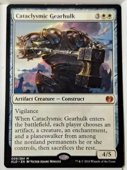 Cataclysmic Gearhulk - Kaladesh - Magic the Gathering MTG Nice! - Image 1