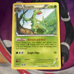 Pokemon TCG Sceptile 8/160 Rare XY Primal Clash VLP - Image 1