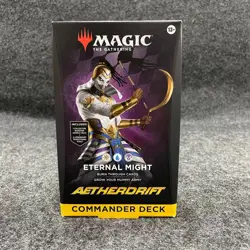 Magic: The Gathering Aetherdrift Commander Deck Eternal, Sealed Box has Dents - Image 1