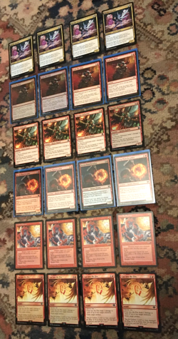 PAUPER MTG DECK RALLY RED MONO RED MADNESS PINGER BURN 3 DECKS MAGIC THE GATHERI - Image 1
