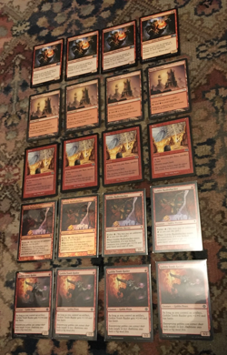 PAUPER MTG DECK RALLY RED MONO RED MADNESS PINGER BURN 3 DECKS MAGIC THE GATHERI - Image 2