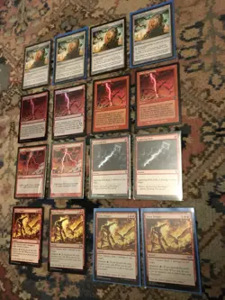 PAUPER MTG DECK RALLY RED MONO RED MADNESS PINGER BURN 3 DECKS MAGIC THE GATHERI - Image 5