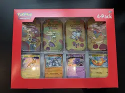Pokemon Scarlet & Violet 151 (4 Mini Tins + 4 Promo Cards Bundle) - Image 1