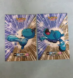 Wooper Quagsire Attacks 2 Database Johto Cracked Ice Holo Pokemon - Image 1