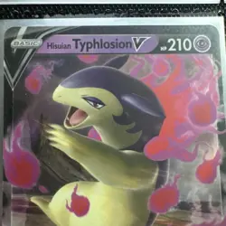 Hisuian Typhlosion V SWSH237 Black Star Promos Ultra Rare Holo Pokemon 2022 NM - Image 2