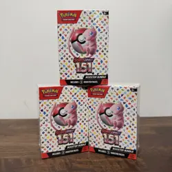 Lot of 3 - Pokemon TCG Scarlet and Violet 151 Booster Bundle Set - SHIPS FREE - Image 1