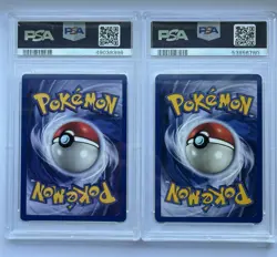 1999 Pokemon Jungle 1st Edition Cubone Marowak Combo PSA 9 - Image 2