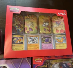 151 Mini Tin Bundle Mega Evolutions Destined Rivals Tin Pokemon Collection Boxes - Image 2
