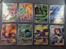 Pokemon Destined Rivals Lot Of 8 Full ArtCards Illustration Rare Ultra Rare NM - Image 1