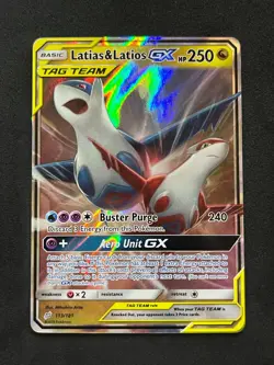 Pokemon Latias & Latios GX 113/181 Sm-Team Up Holo NM - Image 1