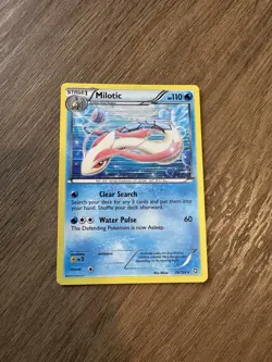 Pokemon TCG Milotic 28/124 Dragons Exalted Holo Rare NM - Image 1