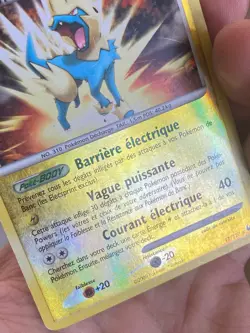 CARTE POKEMON ELECSPRINT 11/127 FR HOLO REVERSE PLATINE - TBE - Image 2