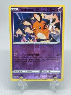 Pokemon TCG Dedenne Sword & Shield Brilliant Stars 067/172 Reverse Holo NM - Image 1
