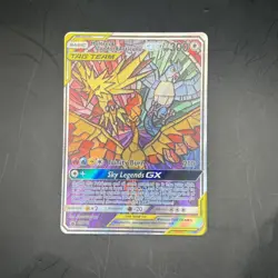 Pokemon TCG Moltres Zapdos & Articuno GX SM210 Promo LP - Image 1