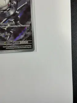 Steelix 150/132 Illustration Rare Pokemon Mega Evolution Extended Art Case - Image 2