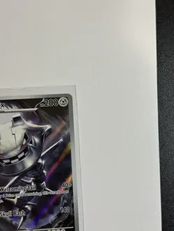 Steelix 150/132 Illustration Rare Pokemon Mega Evolution Extended Art Case - Image 3