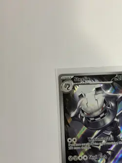 Steelix 150/132 Illustration Rare Pokemon Mega Evolution Extended Art Case - Image 4